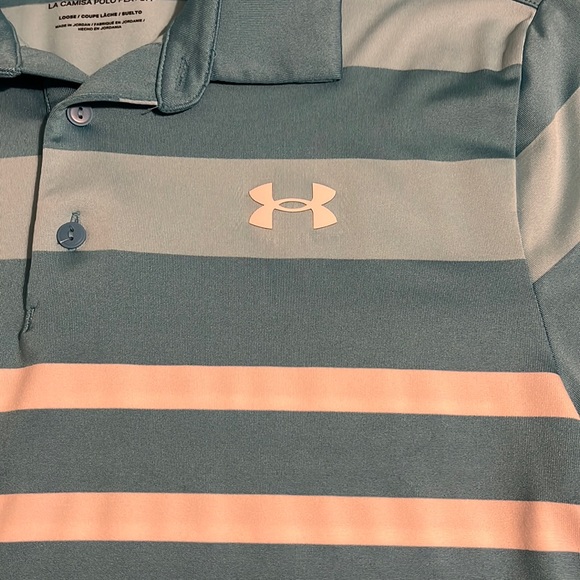 Men’s Under Armour Playoff 3.0 Stripe Polo - Picture 3 of 7